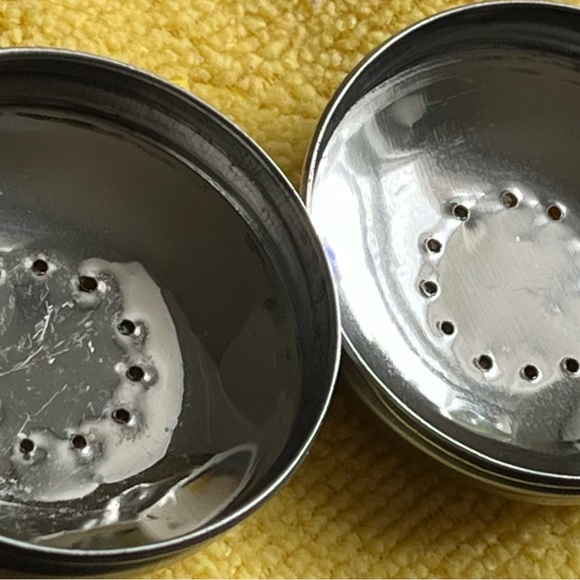 Vintage Cobalt Blue Glass Square Salt and Pepper Shakers Repro - Picture 8 of 10